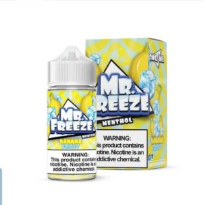 Liquido / Juice Banana Frost (FreeBase) - Mr Freeze Liquido / Juice Banana Frost (FreeBase) - Mr Freeze na juice vape br