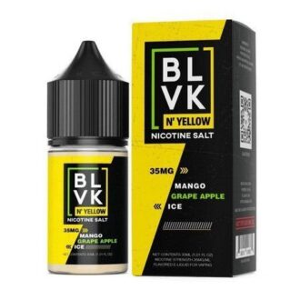 LIQUIDO BLVK N'YELLOW NIC SALT - MANGO GRAPE APPLE ICE