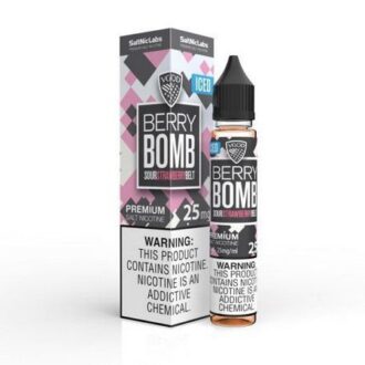 LÍQUIDO NIC SALT - BERRY BOMB STRAWBERRY (ICED) - VGOD
