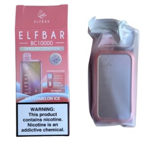 Pod Descartável ELF BAR BC 10000 Puffs 1 Pod descartável Elf Bar BC10000 – 10.000 puffs, recarregável USB-C, sabores variados