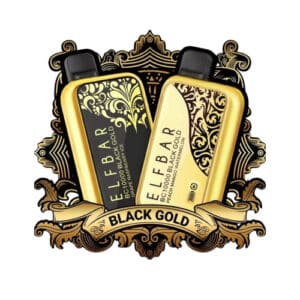 Pod descartável Elf Bar BC10000 Black Gold – edição premium com até 10.000 puffs